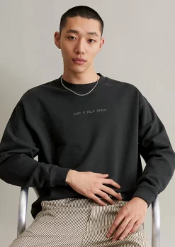 Sweatshirt relaxed mit Print auf Vorder- und Rückseite