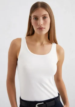 Tanktop slim aus Stretch Single Jersey
