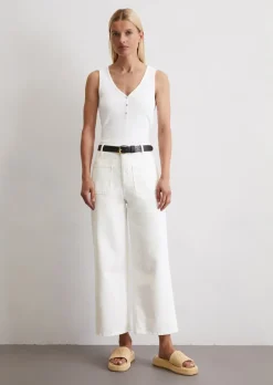 Tanktop slim mit Knopfleiste