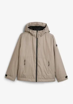 TEENS-BOYS Kapuzen-Jacke in weicher, wasserabweisender Qualität