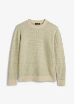 TEENS-BOYS Pullover mit Waffelstruktur