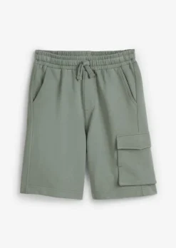 TEENS-BOYS Sweatbermuda aus reiner Bio-Baumwolle