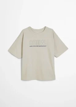 TEENS-BOYS T-Shirt mit gesticktem Brustprint