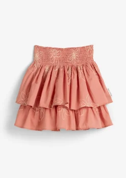 TEENS-GIRLS Stufen-Rock aus reiner Bio-Baumwolle