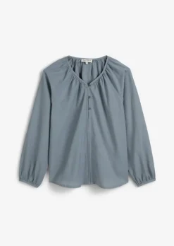 TEENS-GIRLS Tunikabluse aus Bio-Baumwoll-Leinen-Mix