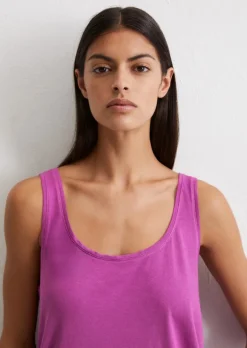 Top regular aus fließendem Viskose-Mix-Jersey