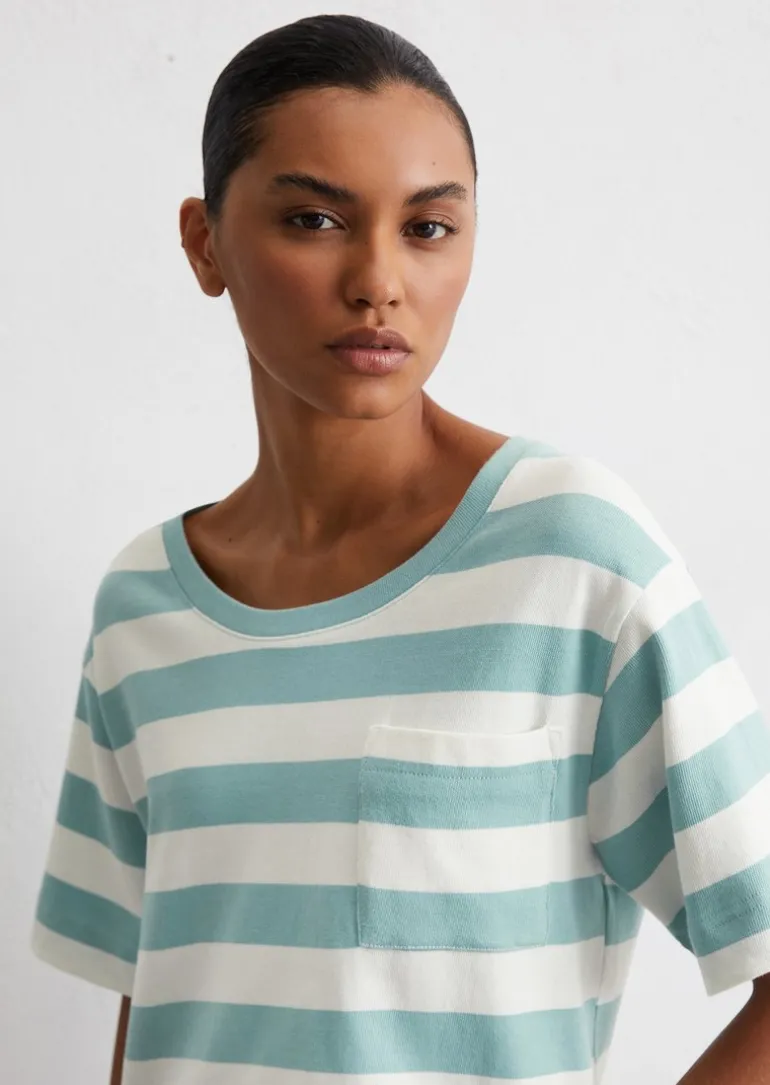 T-Shirt loose aus softem Single Jersey