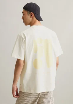 T-Shirt oversized mit Print auf Vorder- und Rückseite