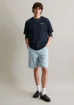 T-Shirt oversized mit Print auf Vorder- und Rückseite