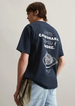 T-Shirt oversized mit Print auf Vorder- und Rückseite