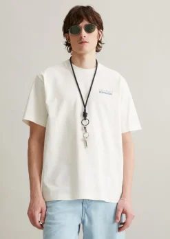 T-Shirt oversized mit Print auf Vorder- und Rückseite