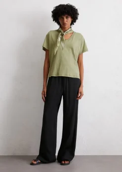 T-Shirt regular aus leichtem Single Jersey