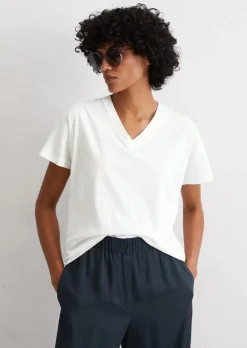 T-Shirt regular aus leichtem Single Jersey