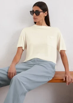 T-Shirt regular aus LENZING™ ECOVERO™