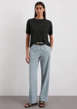 T-Shirt regular aus LENZING™ ECOVERO™