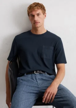 T-Shirt regular aus mittelschwerem Bio-Baumwoll-Jersey