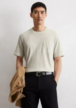 T-Shirt regular aus mittelschwerem Bio-Baumwoll-Jersey