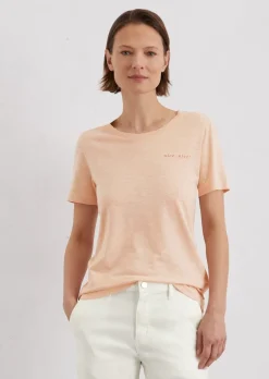 T-Shirt regular aus Slub-Jersey