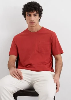 T-Shirt regular aus softem Slub-Jersey