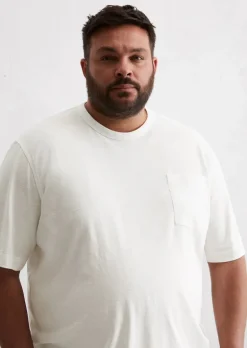 T-Shirt regular aus softem Slub-Jersey