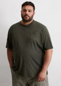 T-Shirt regular aus softem Slub-Jersey