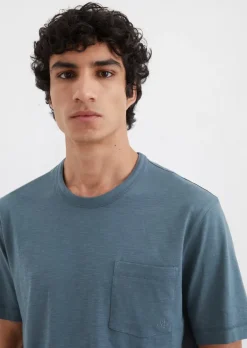 T-Shirt regular aus softem Slub-Jersey