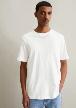 T-Shirt regular aus softer Slub-Jersey-Qualität