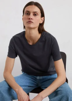 T-Shirt regular aus Stretch-Jersey