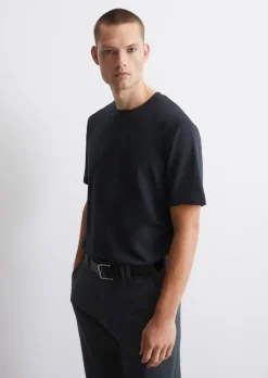 T-Shirt regular aus weichem Bio-Baumwoll-Viskose-Mix