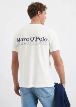 T-Shirt regular mit Logostickerei auf der Rückseite