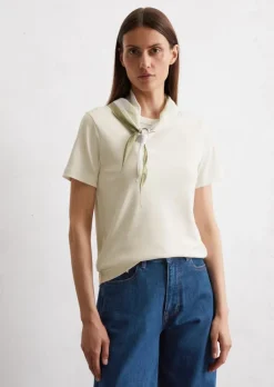 T-Shirt relaxed aus Interlock-Jersey