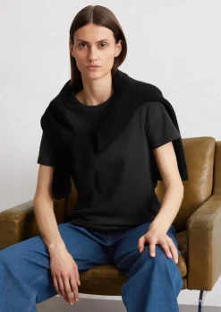 T-Shirt relaxed aus Interlock-Jersey