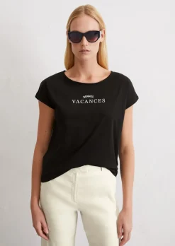 T-Shirt relaxed aus leichtem Single Jersey