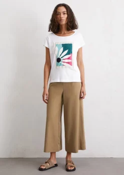 T-Shirt relaxed aus leichtem Single Jersey