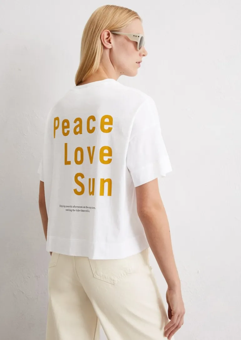 T-Shirt relaxed aus leichtem Single Jersey