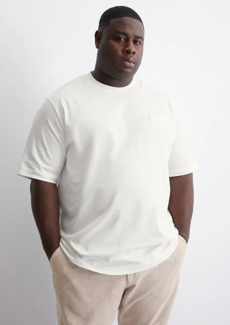 T-Shirt relaxed aus schwerem Bio-Baumwoll-Jersey