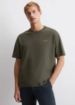 T-Shirt relaxed aus schwerem Bio-Baumwoll-Jersey