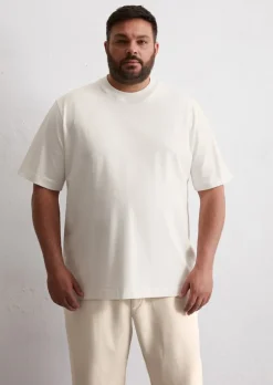 T-Shirt relaxed aus schwerem Bio-Baumwoll-Jersey