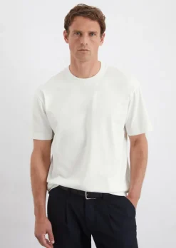 T-Shirt relaxed aus schwerem Bio-Baumwoll-Jersey