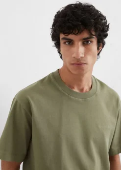 T-Shirt relaxed aus schwerem Bio-Baumwoll-Jersey