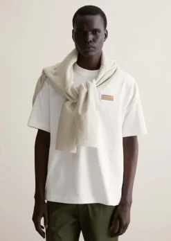 T-Shirt relaxed aus schwerem Bio-Baumwoll-Jersey