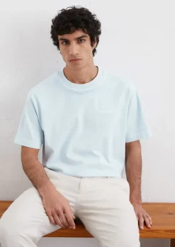 T-Shirt relaxed aus schwerem Bio-Baumwoll-Jersey