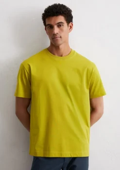 T-Shirt relaxed aus schwerem Bio-Baumwoll-Jersey