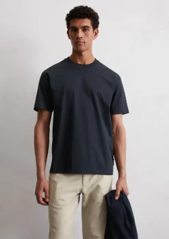 T-Shirt relaxed aus schwerem Bio-Baumwoll-Jersey