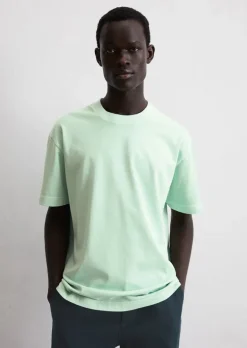 T-Shirt relaxed aus schwerem Bio-Baumwoll-Jersey