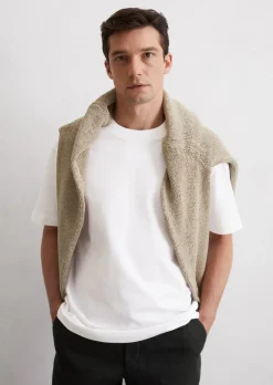 T-Shirt relaxed aus schwerem Bio-Baumwoll-Jersey