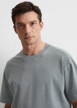 T-Shirt relaxed aus schwerem Bio-Baumwoll-Jersey