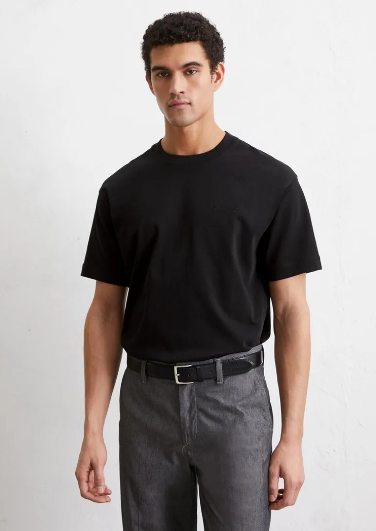 T-Shirt relaxed aus schwerem Bio-Baumwoll-Jersey