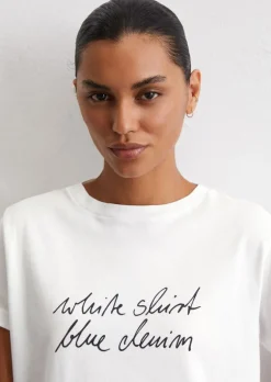 T-Shirt relaxed aus softem Single Jersey