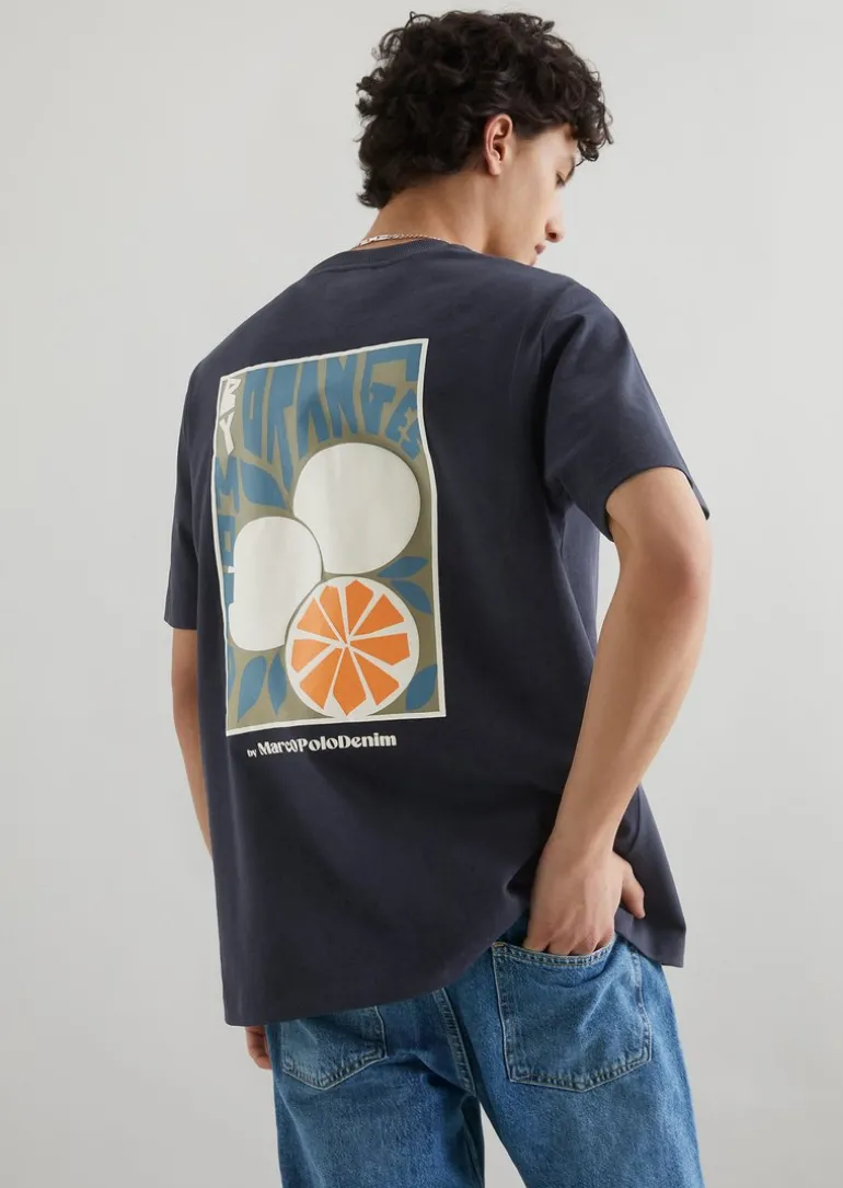 T-Shirt relaxed mit erhabenem Rückenprint